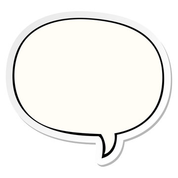 speech bubble